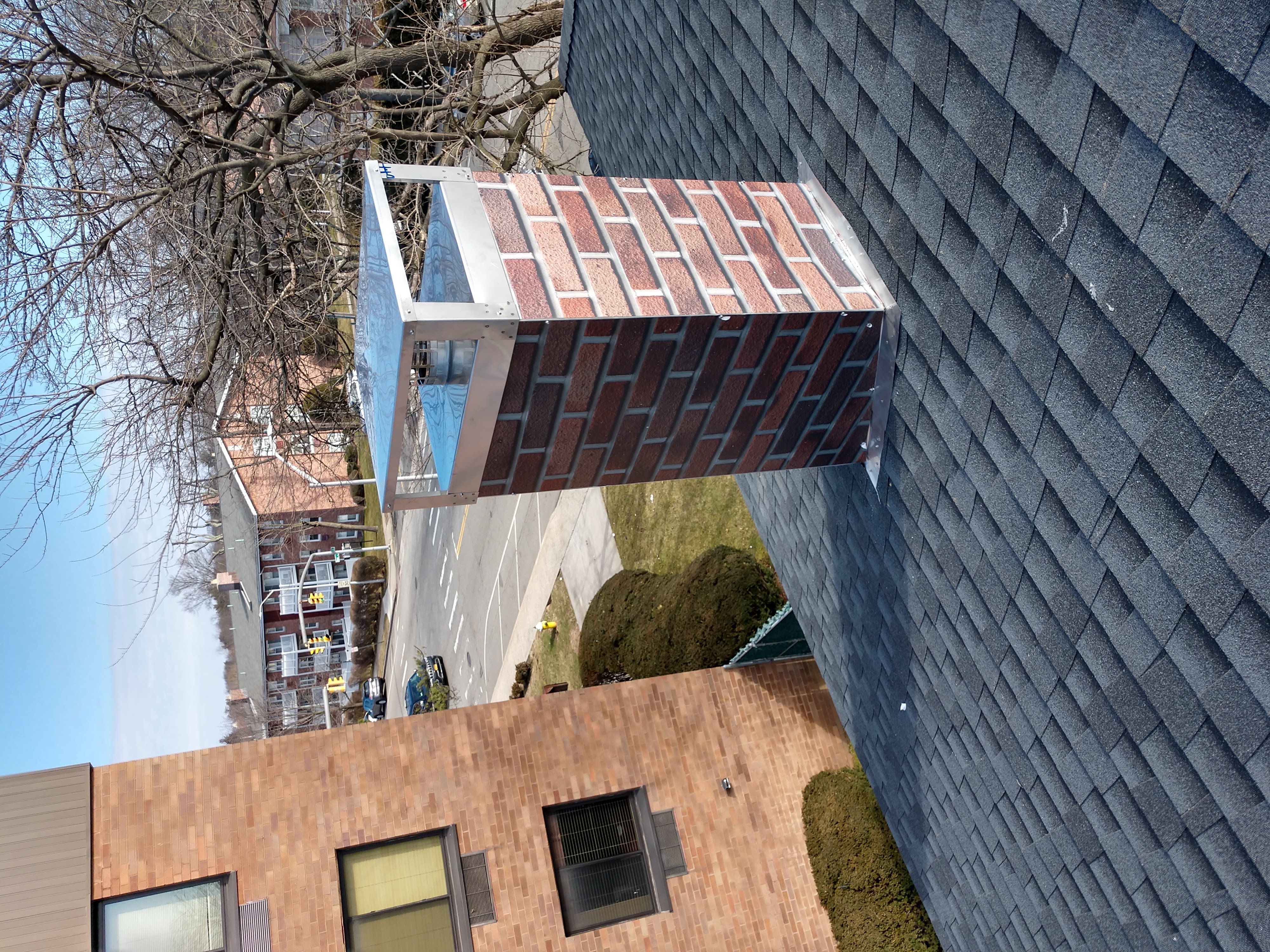 New elastomeric sealant applied to chimney crown in Wantagh, NY