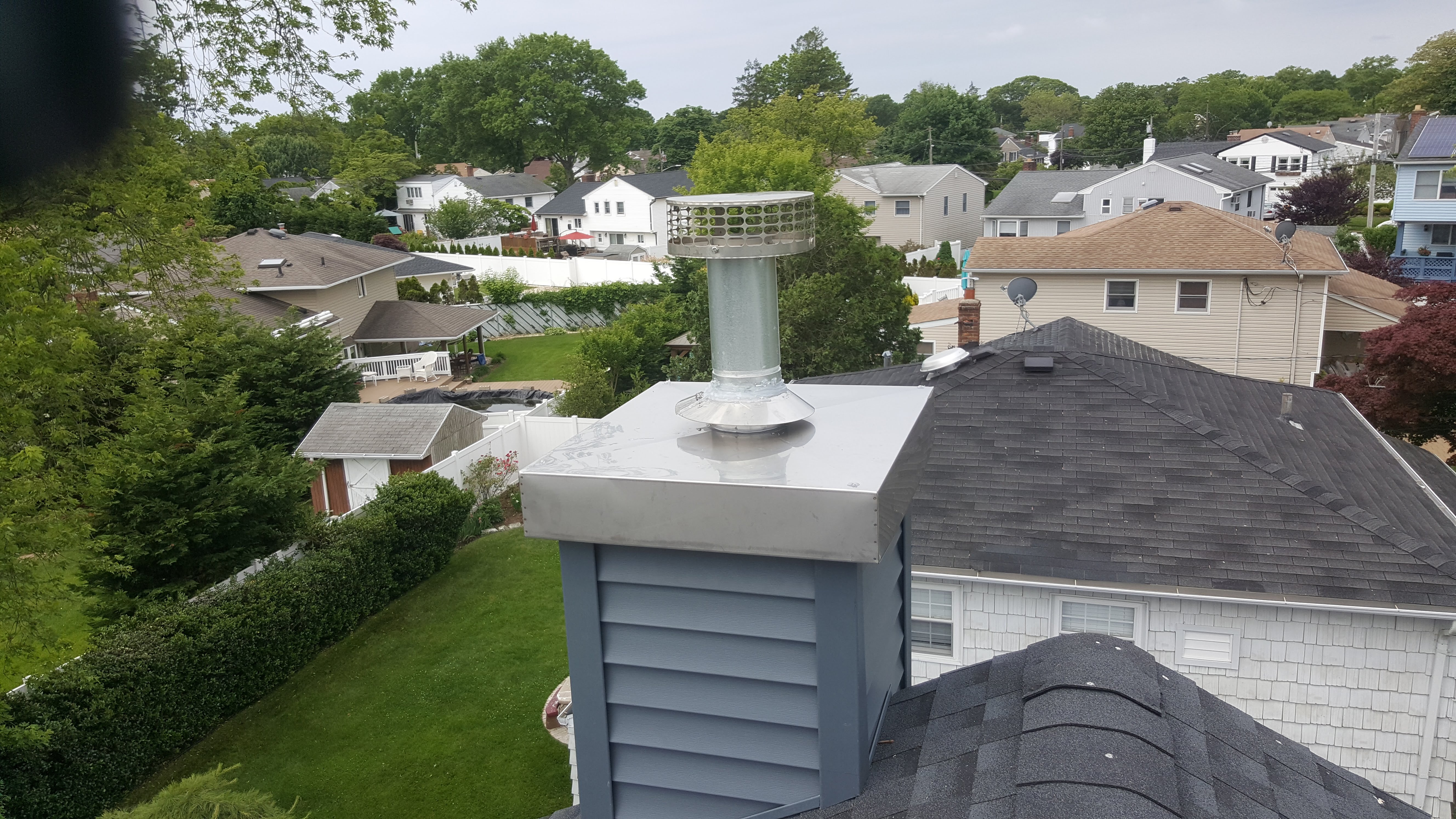 Energy-saving top sealing damper installed in Wantagh, New York